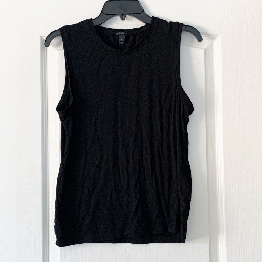 J. crew top black size Medium